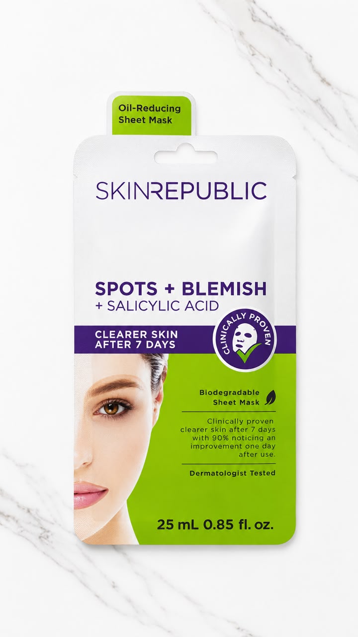 Spots and Blemish Face Mask Sheet