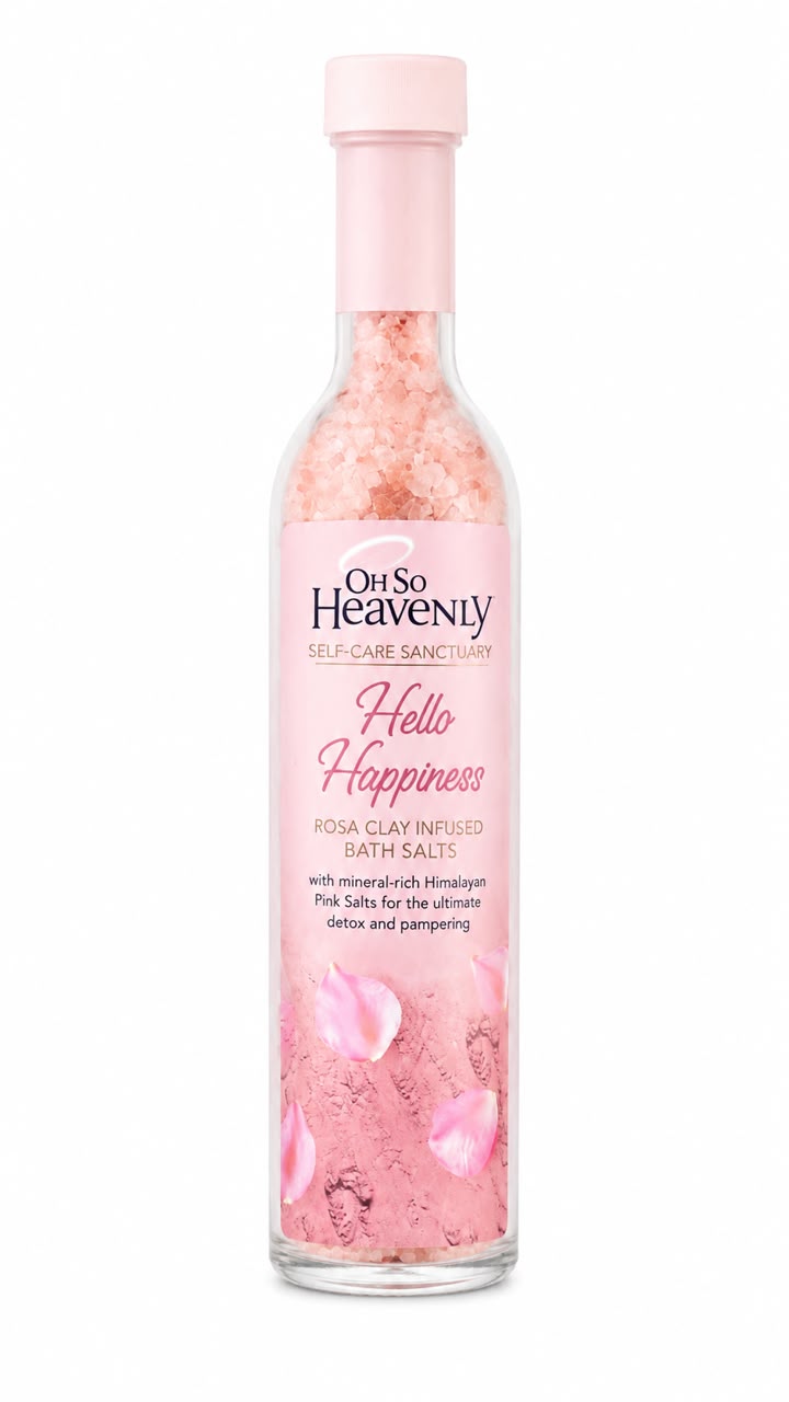 Oh So Heavenly Rosa Clay Infused bath Salts